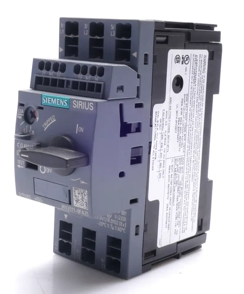 Produktfoto 1 von Siemens Leistungsschalter 3RV2 011-0FA25 | E:02 | 3RV2011-0FA25