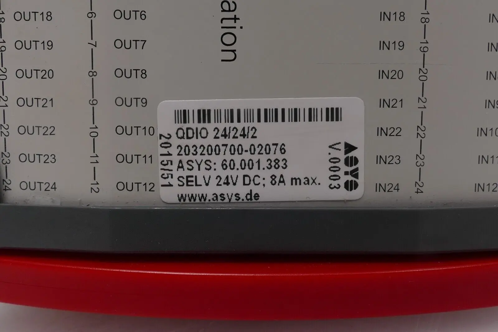 Produktfoto 1 von Asys QDIO 24/24/2 Controller | V:0003 | 60.001.383