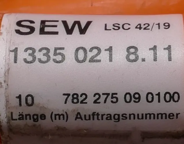 Produktfoto 1 von Sew Eurodrive Verbindungskabel 10m | 13350218.11