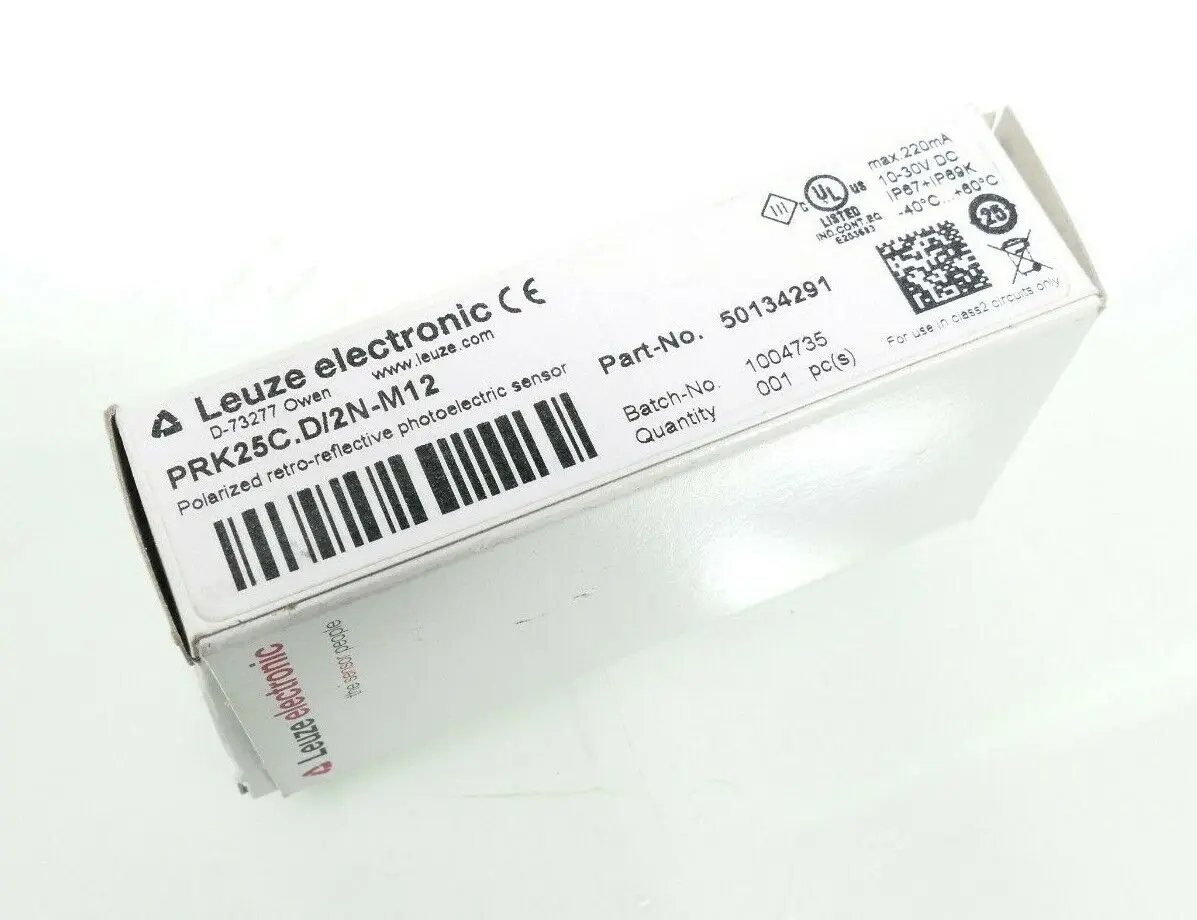 Produktfoto 1 von Leuze Reflex-Lichtschranke polarisiert PRK25C.D/2N-M12 | 50134291