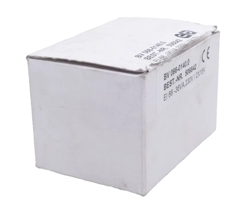 Produktfoto 1 von Era 506842 Print Trafo BV 066-0140.0 A | EI 66-36VA, 230V / 2x15V