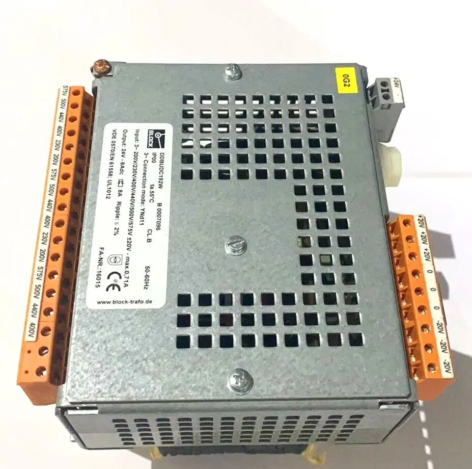 Produktfoto 1 von BLOCK DDBUDC192W Transformer für B0007096