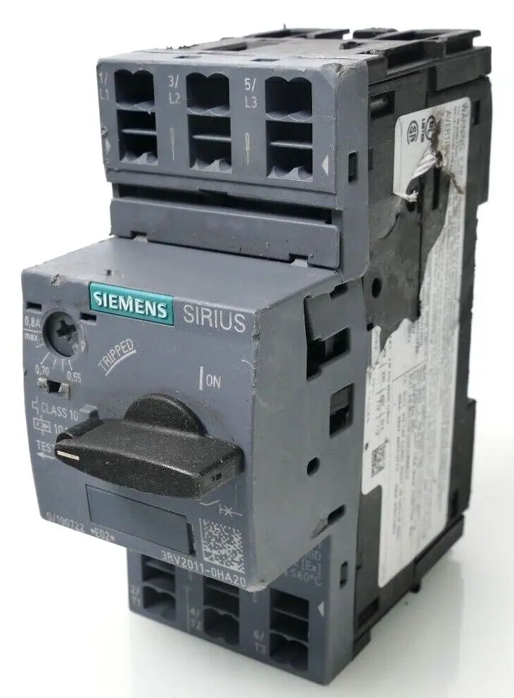 Produktfoto 1 von Siemens SIRIUS Leistungsschalter 3RV2 011-0HA20 | E:02 | 3RV2011-0HA20