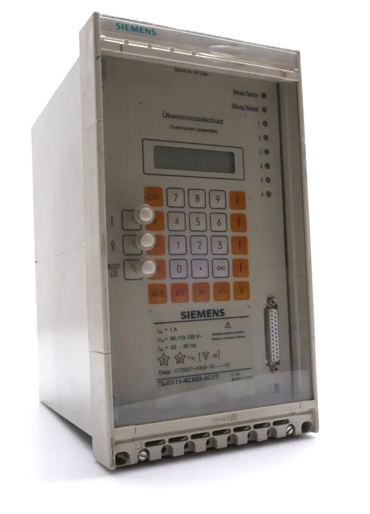 Produktfoto 1 von Siemens Überstromzeitschutz 7SJ5 111-4CA03-0C/FF | 7SJ5111-4CA03-0C/FF