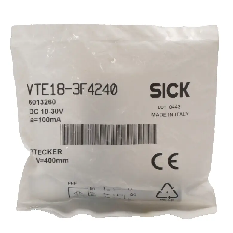 Produktfoto 1 von Sick 6 013 260 Reflexions-Lichttaster VTE18-3F4240 | 6013260