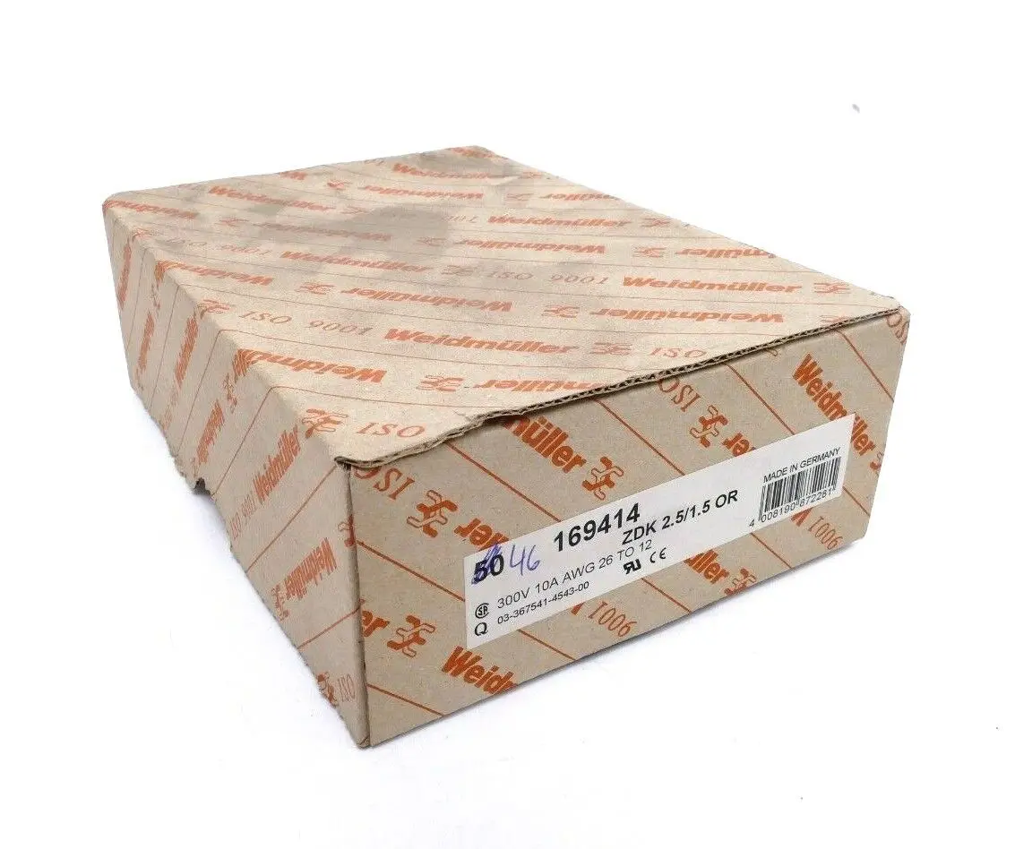 Produktfoto 1 von 46x Weidmüller Mehrstock-Reihenklemme ZDK 2.5/1.5 OR | 1694140000