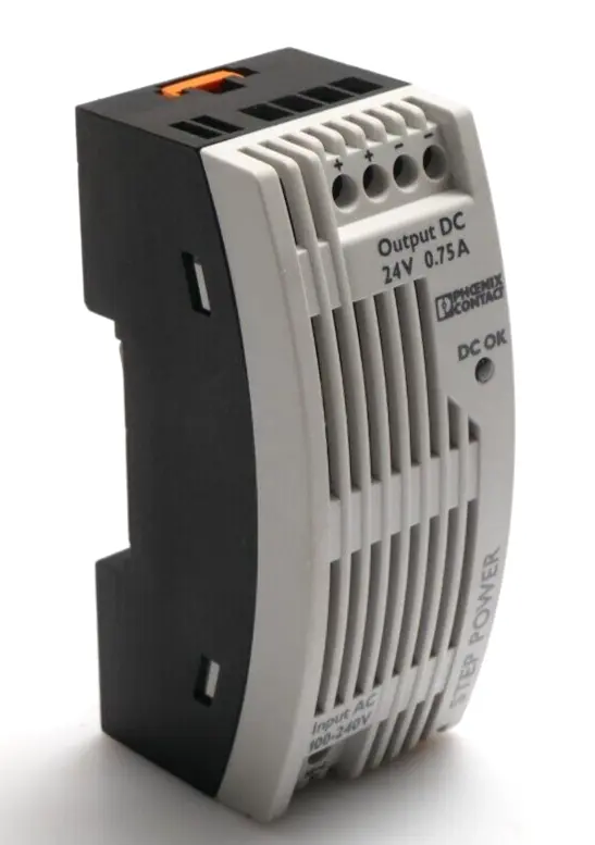 Produktfoto 1 von Phoenix Contact DIN-Schienen Netzteil STEP-PS/1AC/24DC/0.75/FL | 2868622