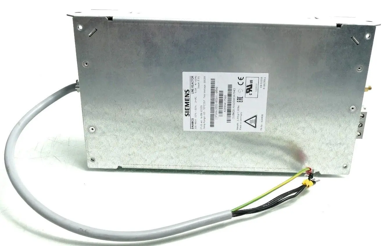 Produktfoto 1 von Siemens SINAMICS Line Reactor 6SL3 203-0CD21-0AA0 | I: E01 | 6SL3203-0CD21-0AA0
