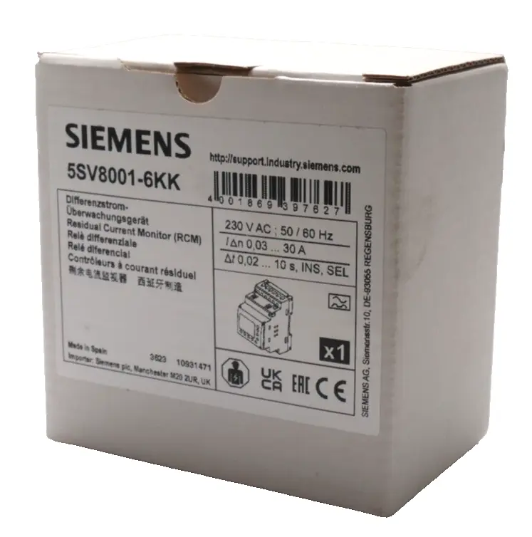 Siemens Differenzstrom-Überwachungsgerät 5SV8001-6KK | 5SV8001-6KK