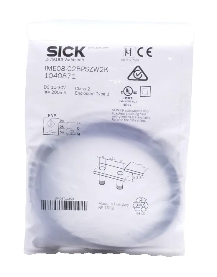 Sick Näherungssensor 1 040 871 | IME08-02BPSZW2K | 1040871