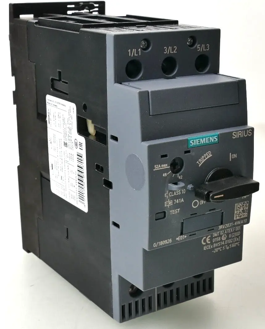 Produktfoto 1 von Siemens Leistungsschalter 3RV2 031-4WA10 | E:01 | 3RV2031-4WA10