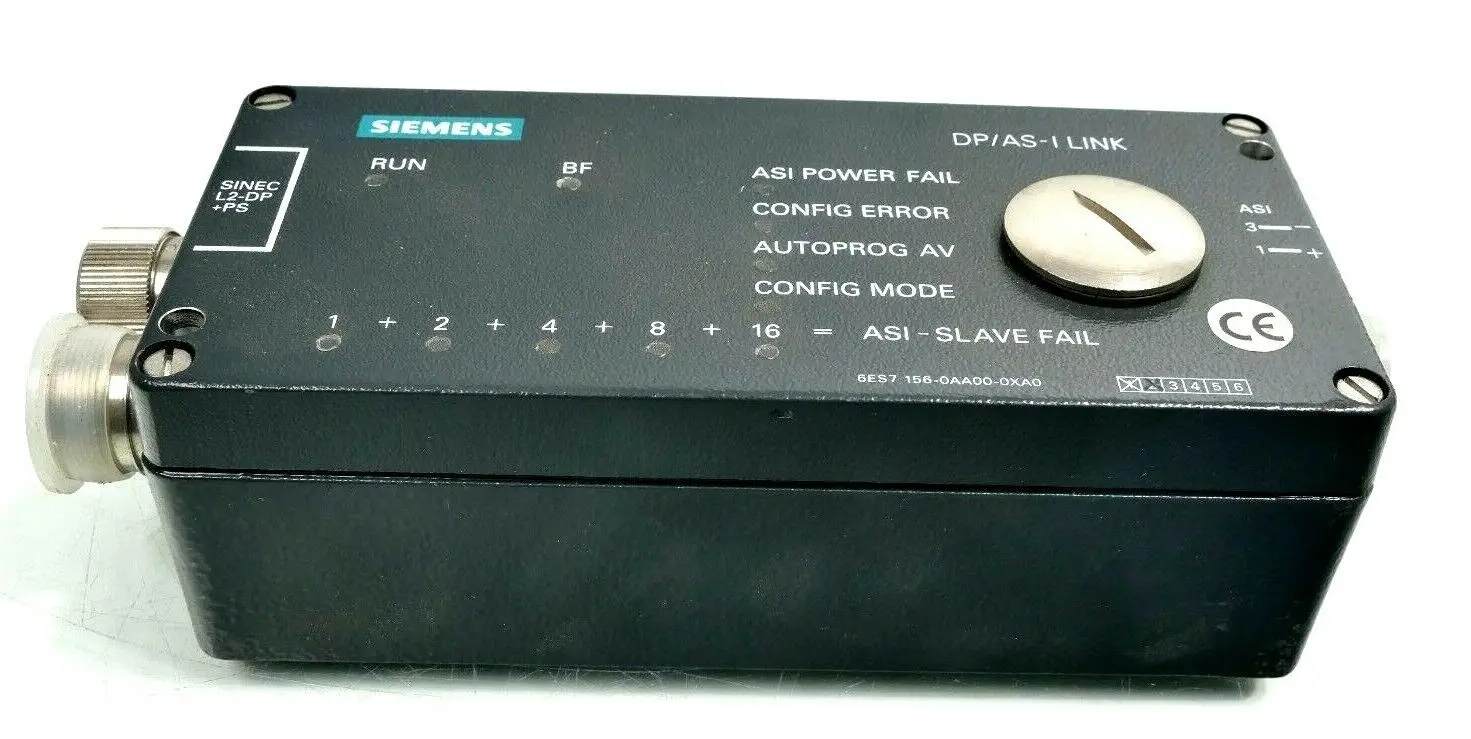 Produktfoto 1 von Siemens SIMATIC S7 Feldbuskoppler DP/AS-I LINK | E:02 | 6ES7156-0AA00-0XA0