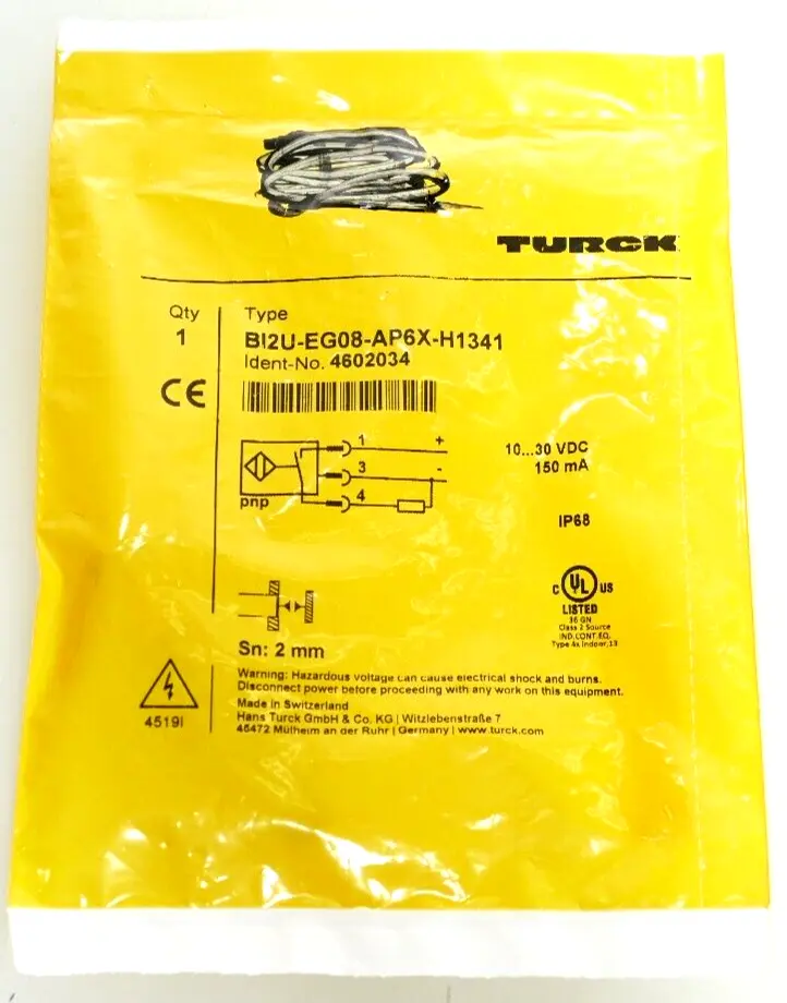Produktfoto 1 von Turck 4602034 Inductive Sensor BI2U-EG08-AP6X-H1341