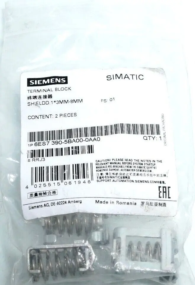 Produktfoto 1 von 6x Siemens SIMATIC S7 | 6ES7 390-5BA00-0AA0 | E:1 | 6ES7390-5BA00-0AA0