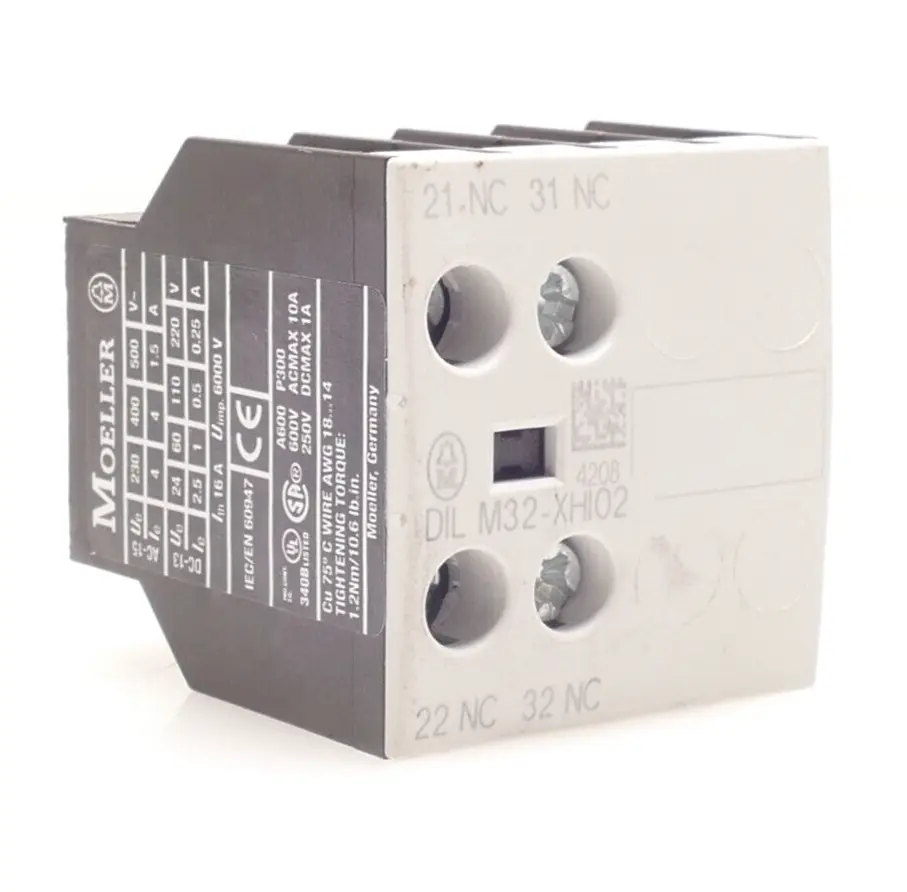 Produktfoto 1 von 3x Moeller Hilfskontaktblock DIL M32-XHI02 | DILM32-XHI02