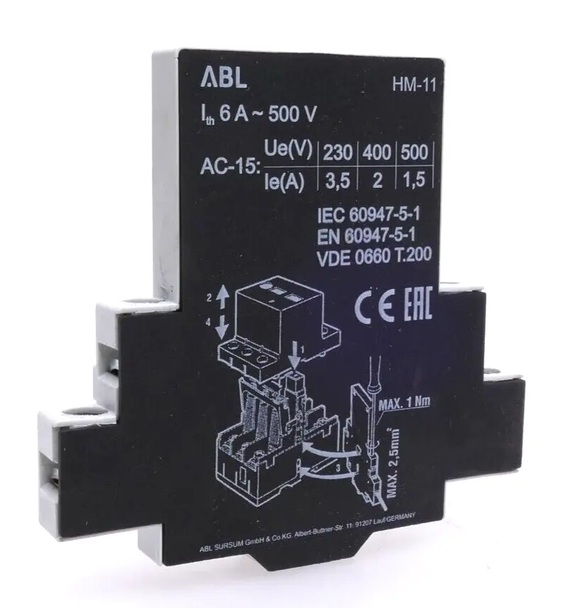 Produktfoto 1 von ABL Hilfsschalter Ith 6A~500V | HM-11