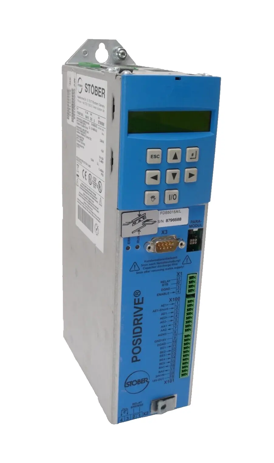 Produktfoto 1 von Stöber POSIDRIVE Frequenzumrichter 55415 | FDS5015A/L