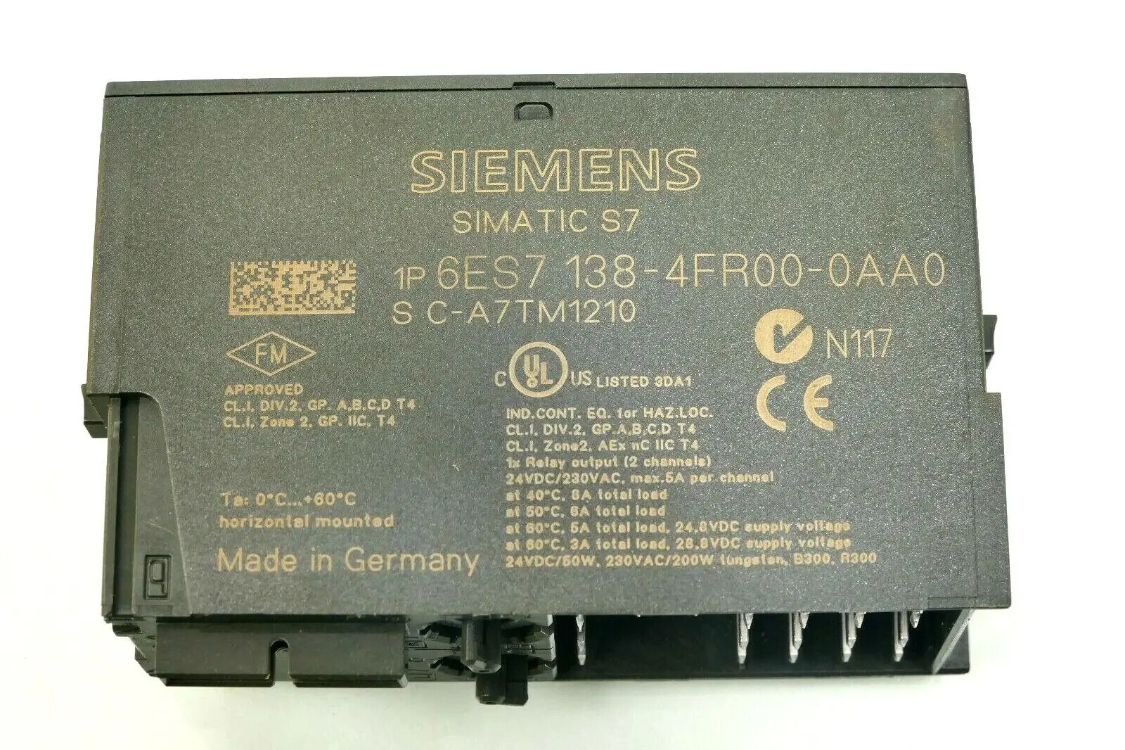 Produktfoto 1 von 3x Siemens SIMATIC S7 | 6ES7 138-4FR00-0AA0 | 6ES7138-4FR00-0AA0