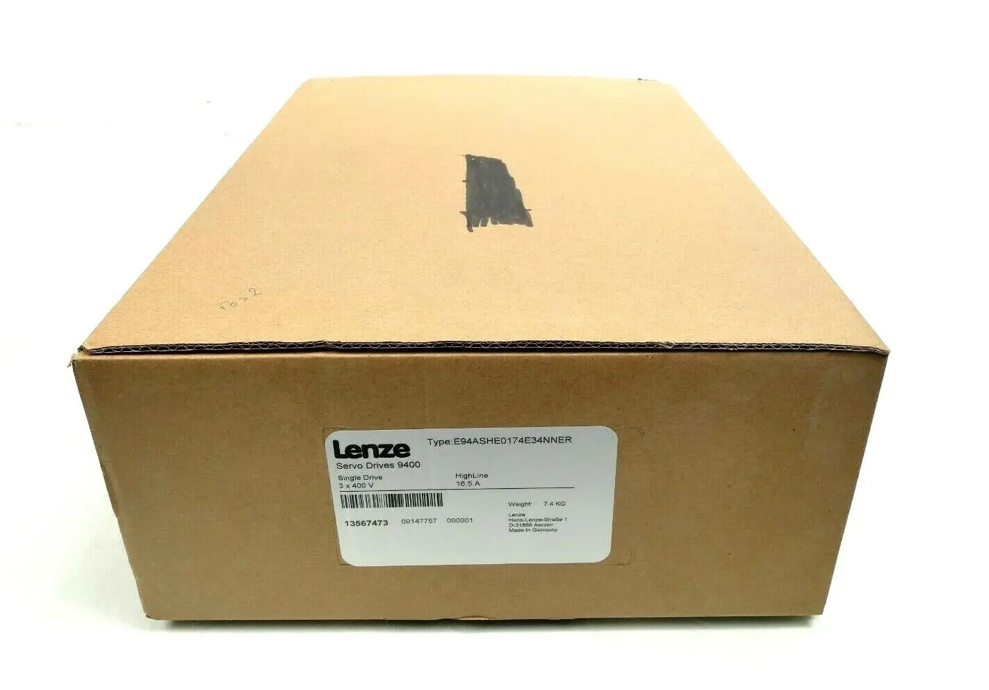 Produktfoto 1 von Lenze Servo Drives 9400 Single Drive E94ASHE0174E34NNER | 13567473
