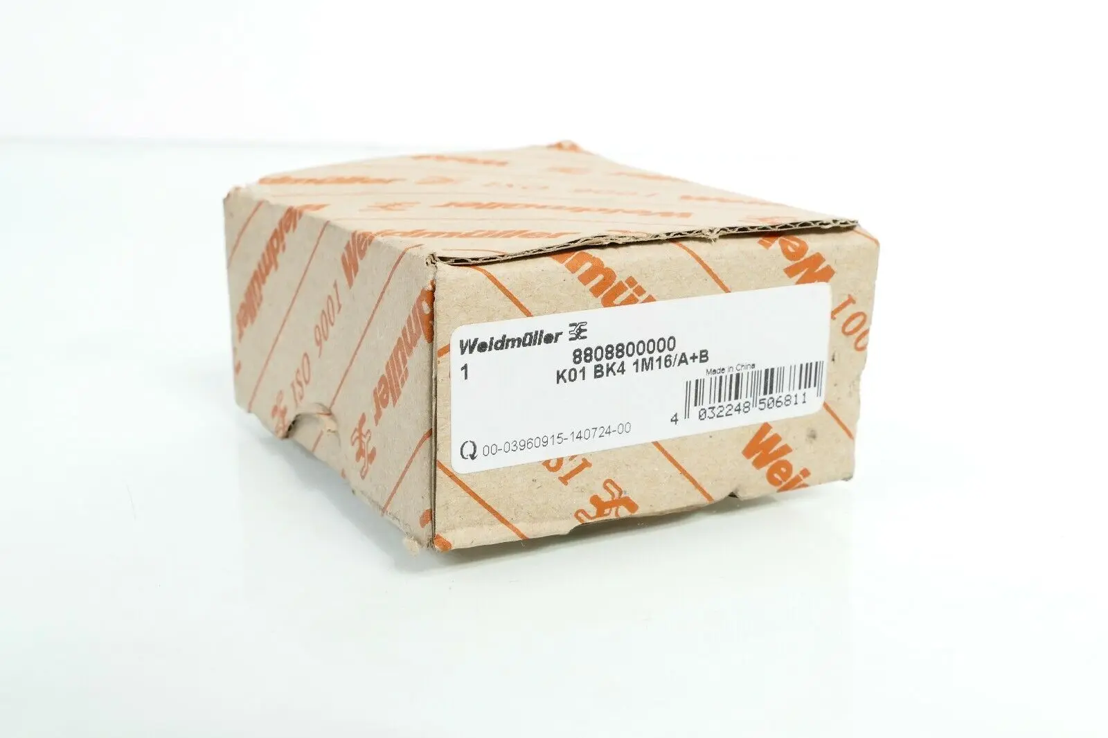 Produktfoto 1 von Weidmüller 3960915/880880 Metallbuchse K01 BK4 1M16/A+B | 8808800000