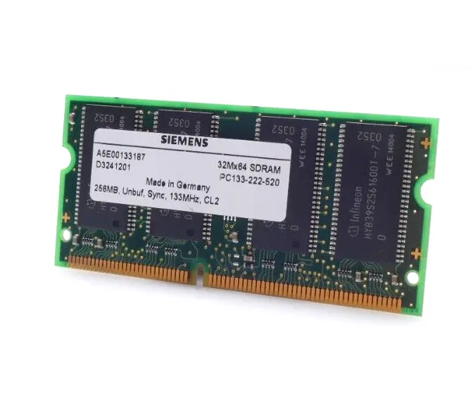 Produktfoto 1 von Siemens A5E00133187 32Mx64 SDRAM 256MB PC133-222-520