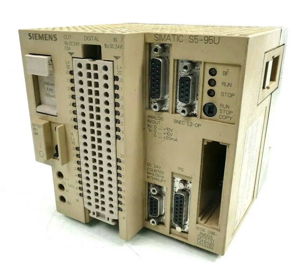 Siemens SIMATIC S5-95U | 6ES5 095-8MD03 | E:01 | 6ES5095-8MD03