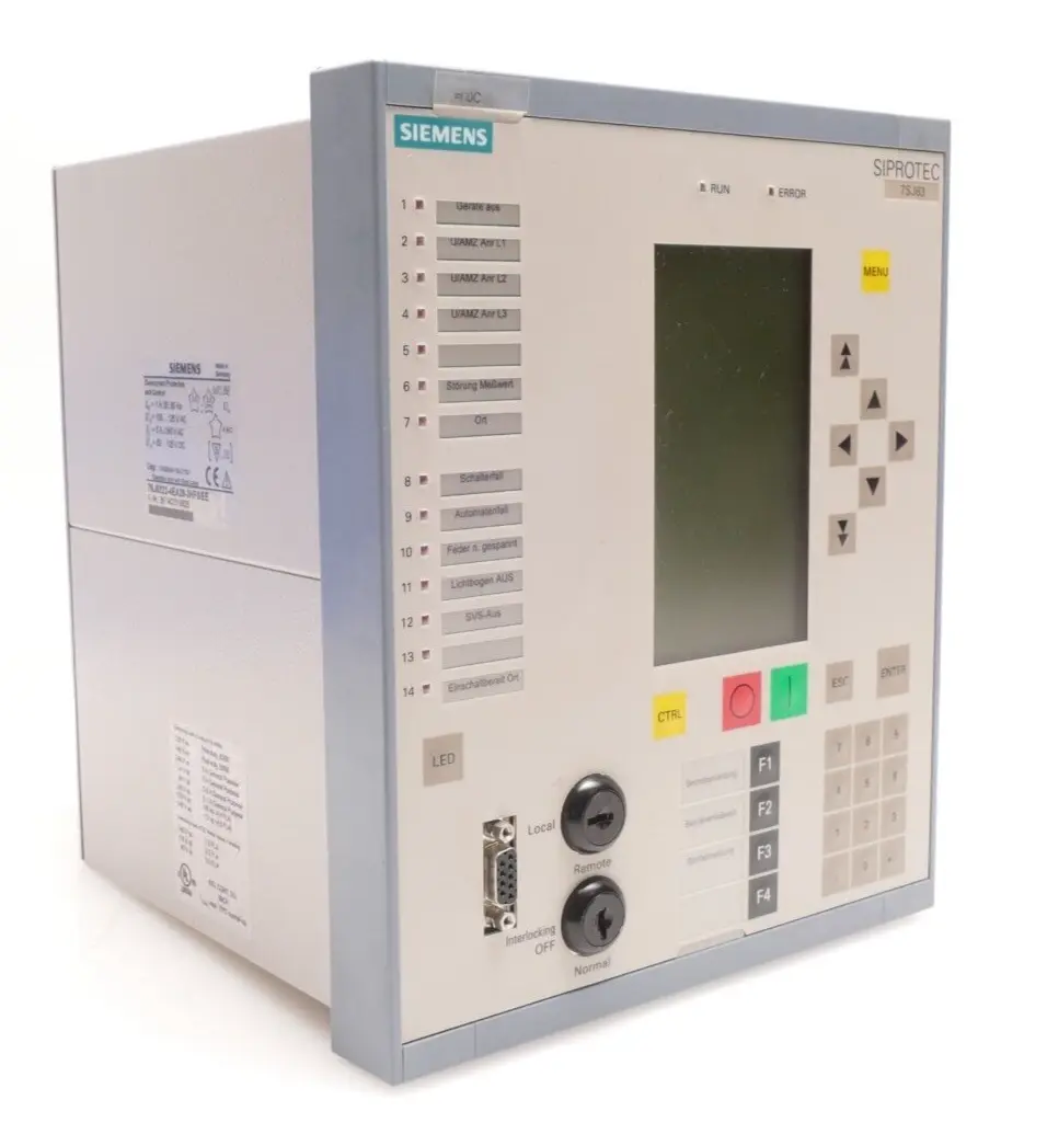 Produktfoto 1 von Siemens SIPROTEC Digitaler Multischutz mit Vorsteuerung | 7SJ6322-4EA20-3HF0/EE