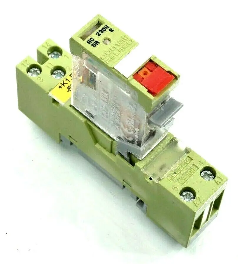 Produktfoto 1 von COMAT RELECO CS-106 Relaissockel + Monostabiles Relais C10-A10X
