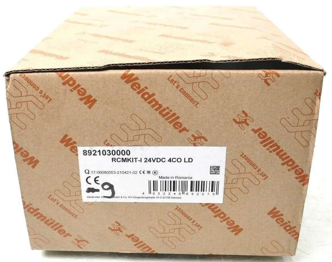 Produktfoto 1 von 9x Weidmüller Relaisbaustein RCMKIT-I 24VDC 4CO LD | 8921030000