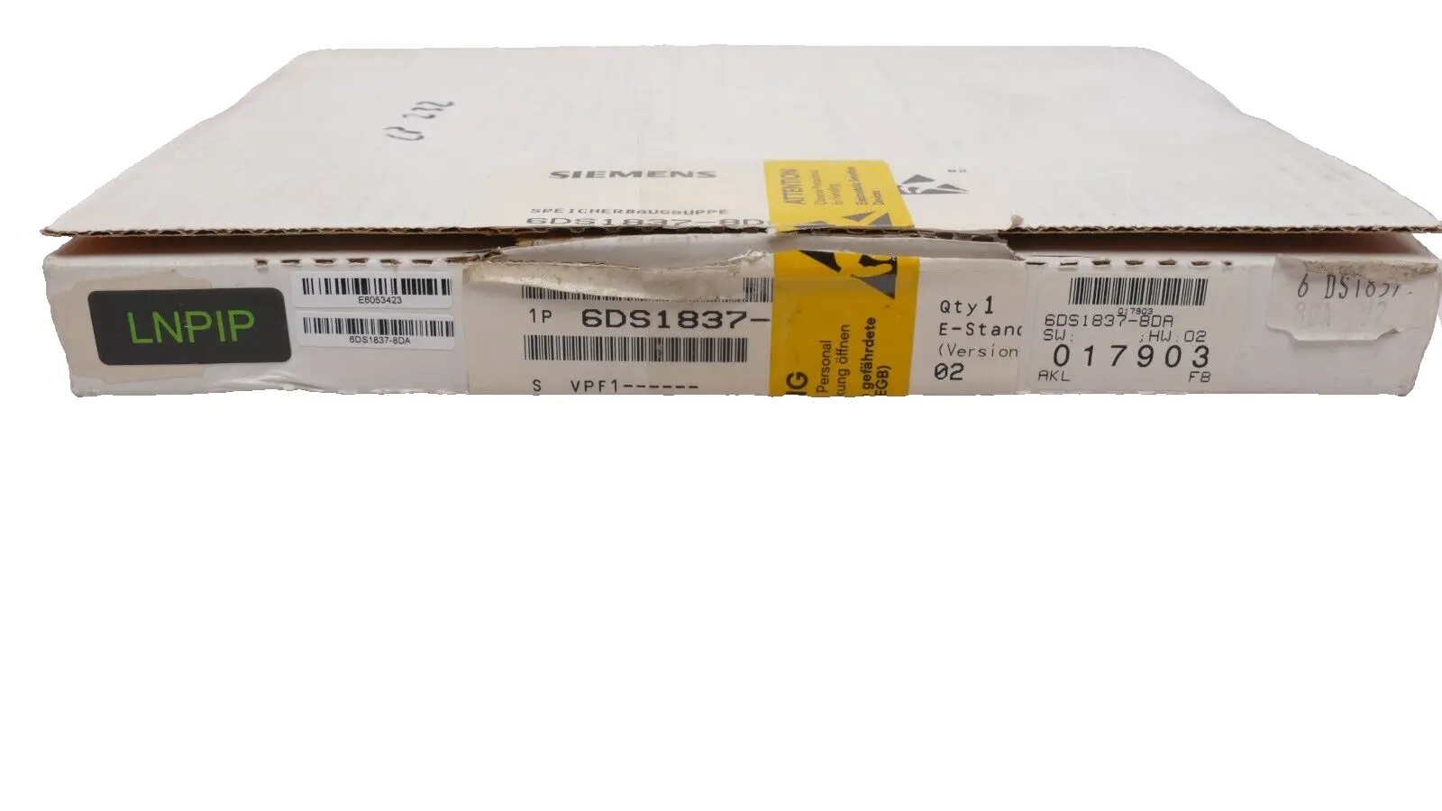 Produktfoto 1 von Siemens Teleperm M Speicherbaugruppe 6DS1 837-8DA | E:02 | 6DS1837-8DA