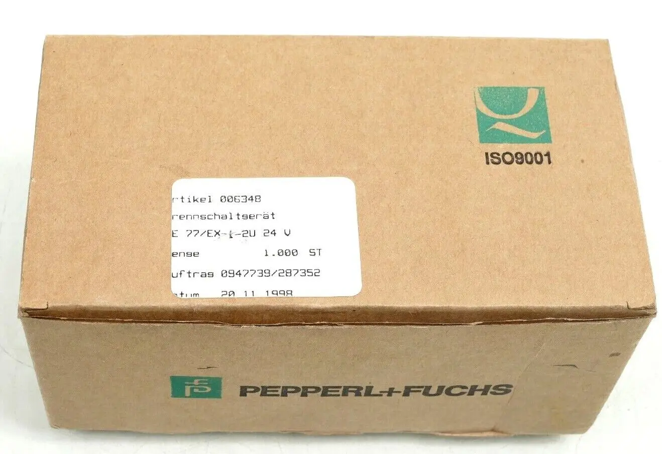 Produktfoto 1 von Pepperl + Fuchs Trennschaltgerät WE77/Ex1-2U | 06348