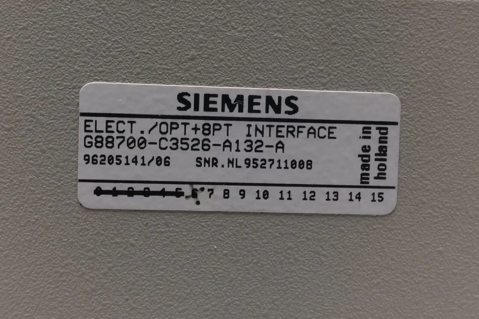 Produktfoto 1 von Siemens G88700-C3526-A132-A | E:6 | Interface G 88700-C3526-A132