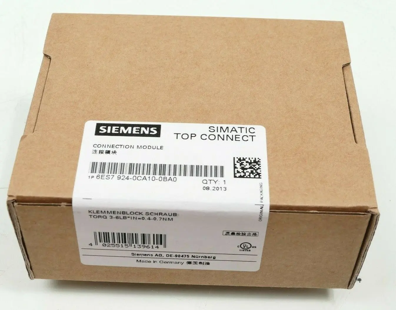 Produktfoto 1 von Siemens SIMATIC TOP CONNECT 6ES7 924-0CA10-0BA0 | 6ES7924-0CA10-0BA0
