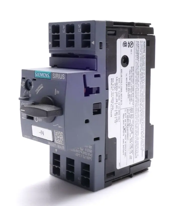 Produktfoto 1 von Siemens SIRIUS Leistungsschalter 3RV2 011-0KA20 | E:02 | 3RV2011-0KA20