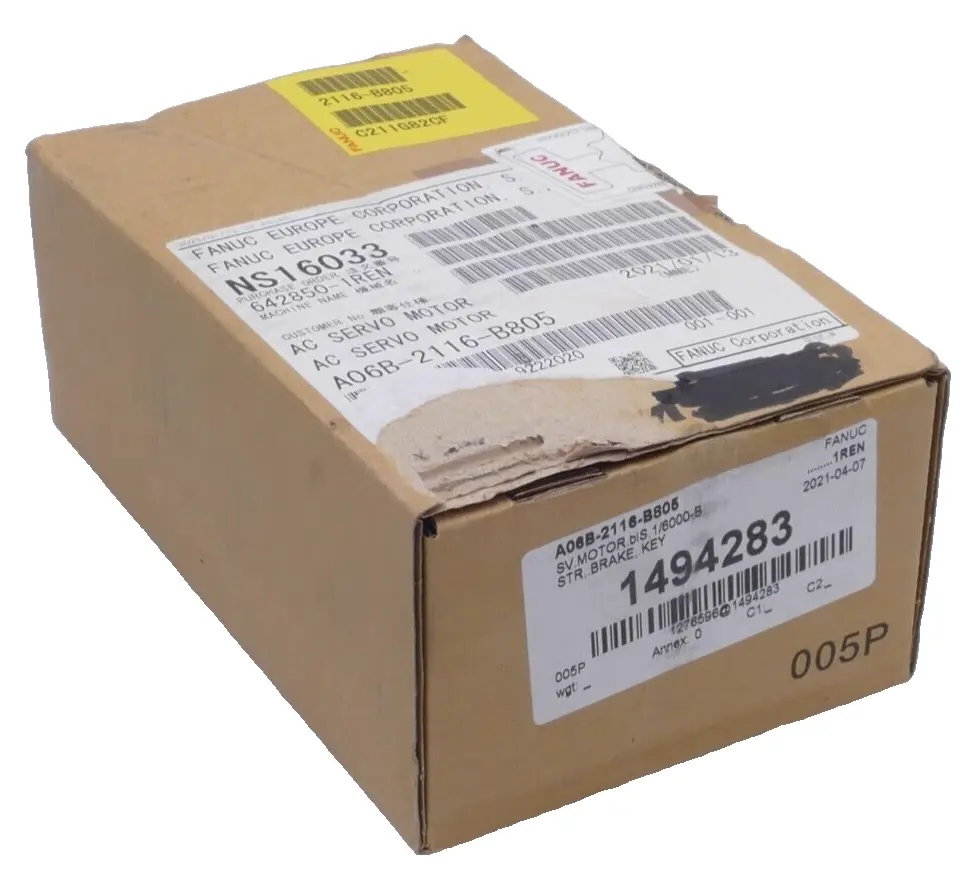 Produktfoto 1 von Fanuc A06B-2116-B805 AC-Servo-Motor ßiS 1/6000-B | C211G82CF