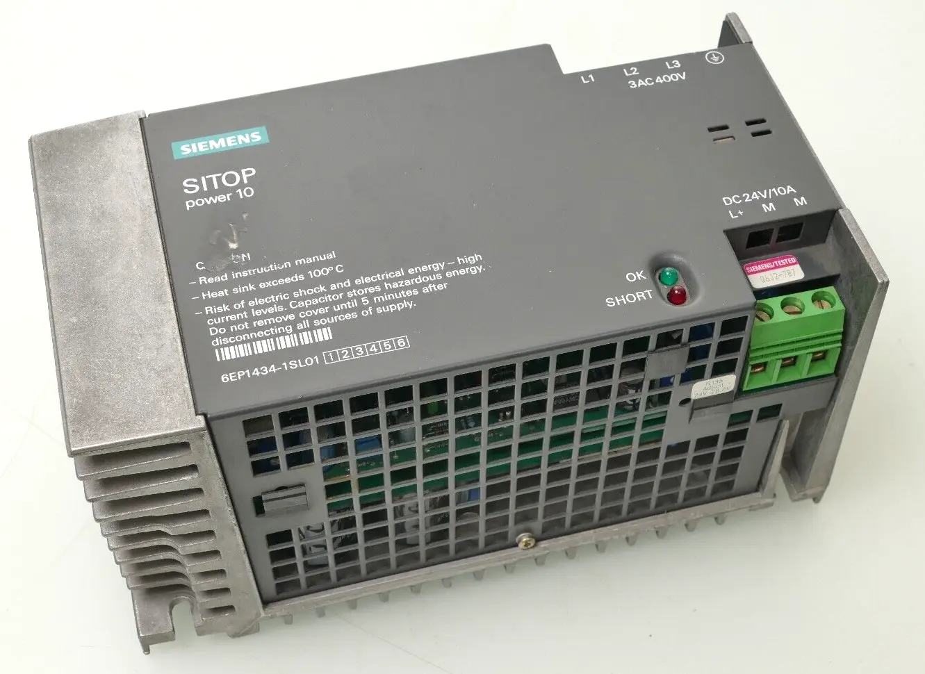 Produktfoto 1 von Siemens SITOP power 10 Stromversorgung 6EP1 434-1SL01 | E:01 | 6EP1434-1SL01