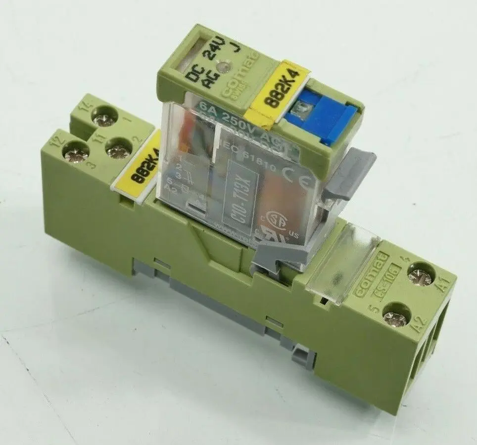 Produktfoto 1 von COMAT RELECO CS-106 Relaissockel + Monostabiles Relais C10-T13X