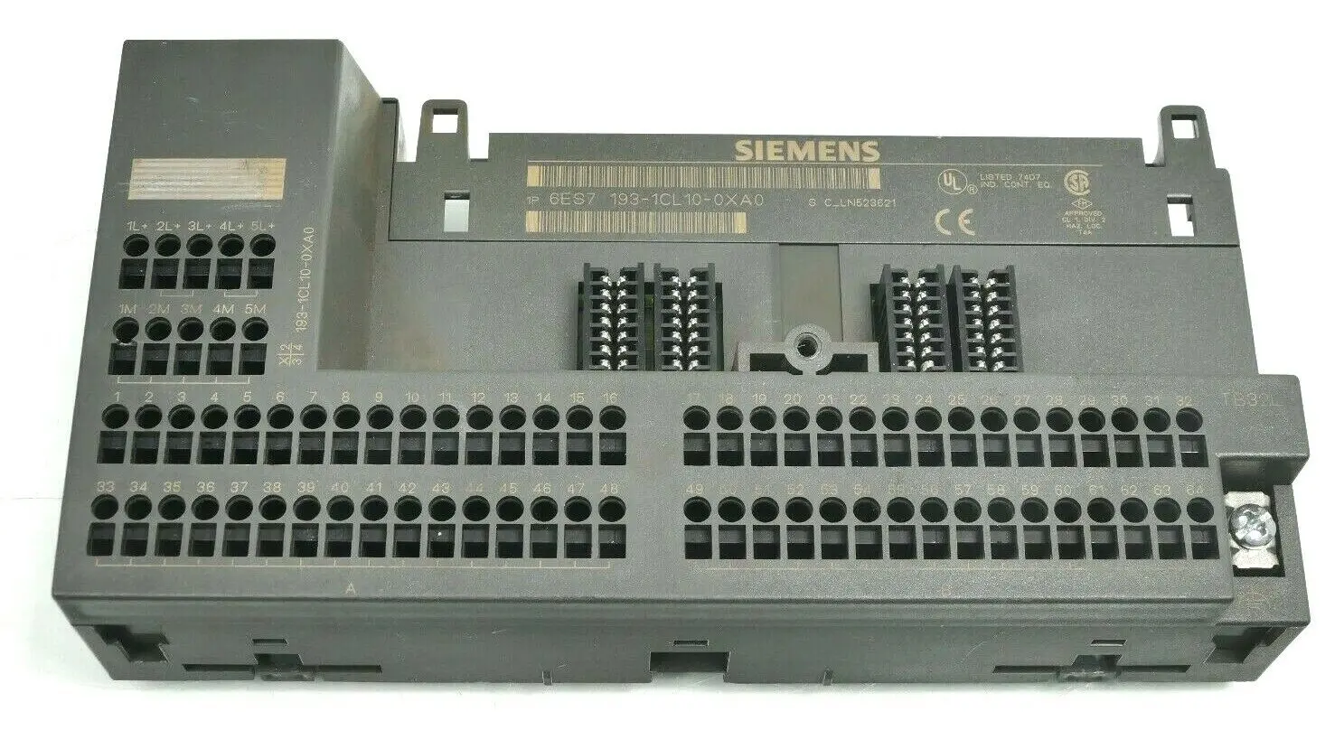 Produktfoto 1 von 2x Siemens ET200L Terminalblock 6ES7 193-1CL10-0XA0 | 6ES7193-1CL10-0XA0