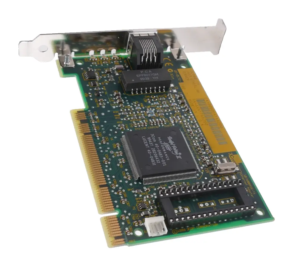 Produktfoto 1 von 3Com Ethernet / LAN Card PCI 32 Bit 3C980-TX | Rev. A00 | 12661-9B3-0400