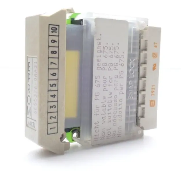 Produktfoto 1 von Siemens Simatic S5 EPROM 64KB | 6ES5 376-0AA31 | E:05 | 6ES5376-0AA31