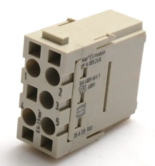 Produktfoto 1 von Harting Stiftkontakt Han ES module 09140052616 | 09 14 005 2616