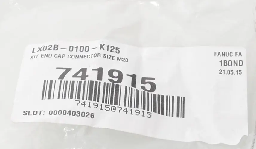 Produktfoto 1 von Fanuc Kit End Cap Connector Size M23 | LX02B-0100-K125