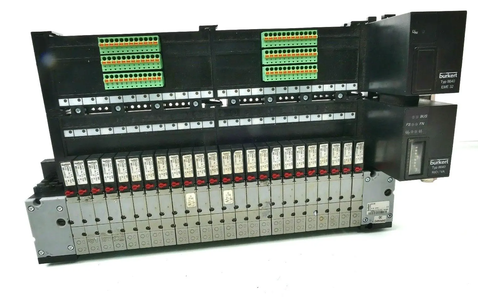 Produktfoto 1 von Bürkert 8640 Ventilinsel Profibus DP für Pneumatik + 24 Ventile