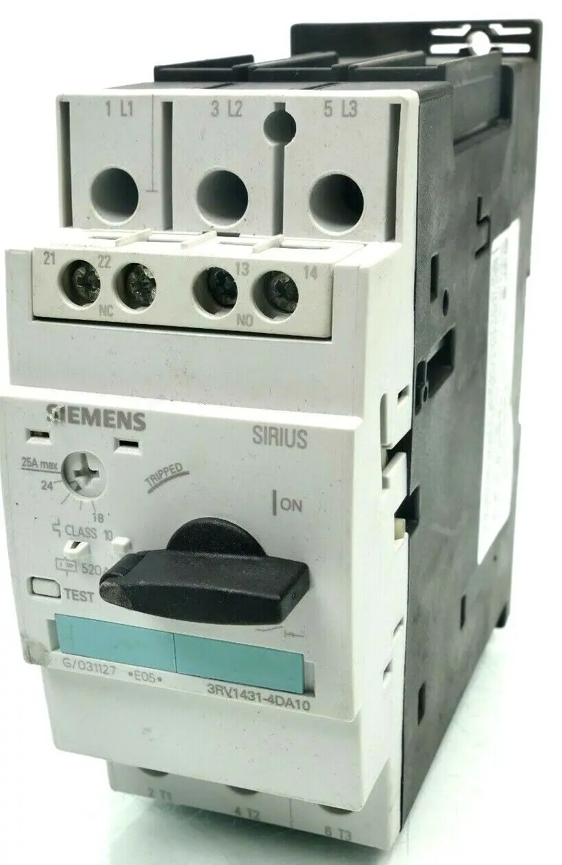Produktfoto 1 von Siemens SIRIUS Leistungsschalter 3RV1 431-4DA10 | E:05 | 3RV1431-4DA10
