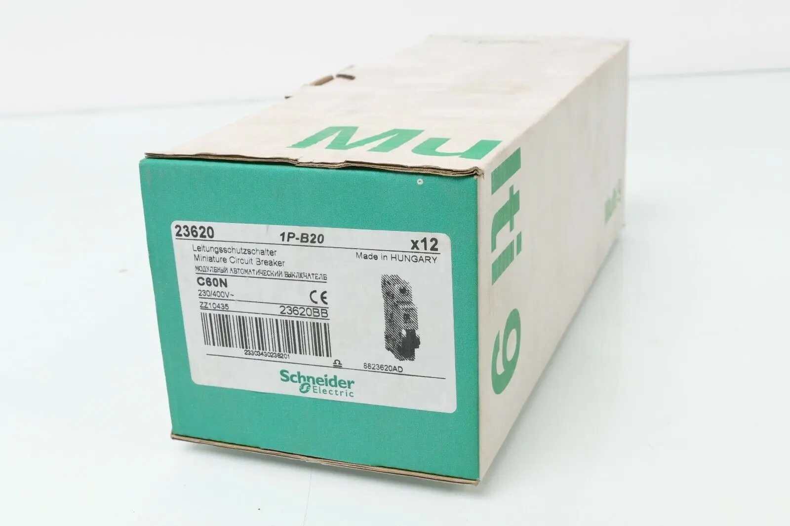 Produktfoto 1 von 12x Schneider Electric Leitungsschutzschalter C60N | 23620