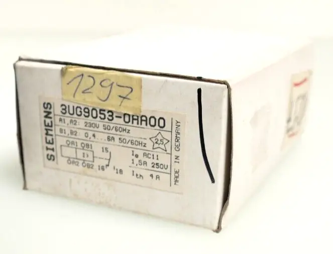 Produktfoto 1 von Siemens 3UG9053-0AA00 Elektronisches Stromrelais 3UG9 053-0AA00