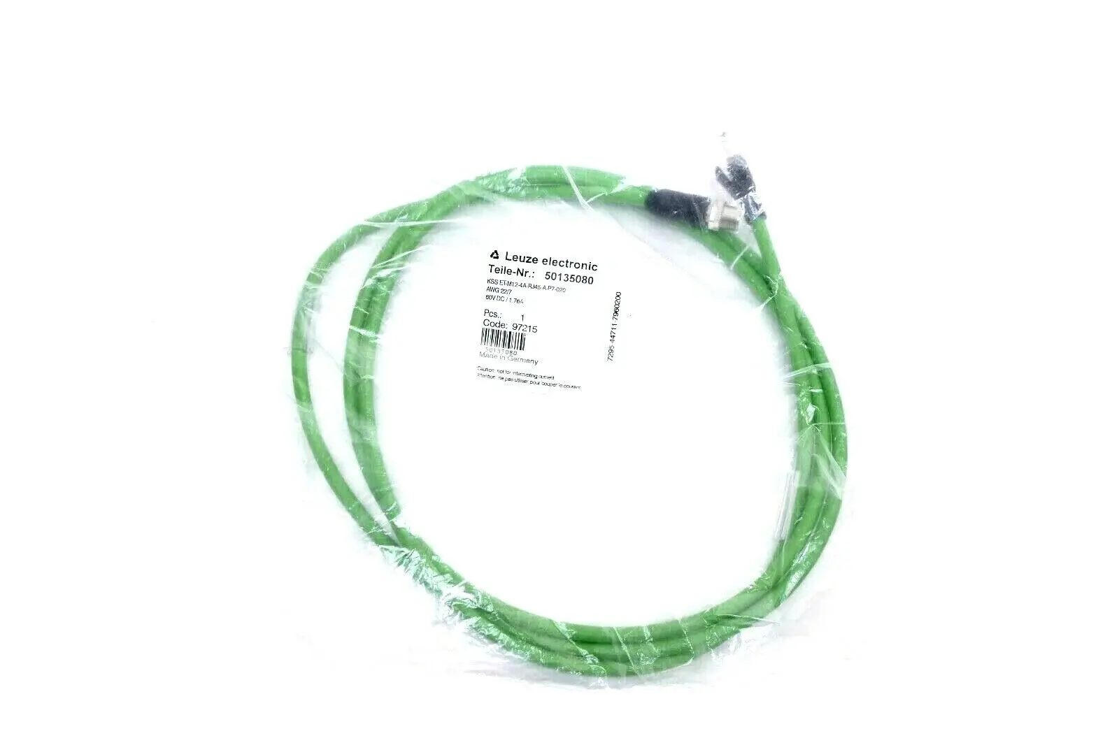 Produktfoto 1 von Leuze Verbindungsleitung 2m KSS ET-M12-4A-RJ45-A-P7-020 | 50135080