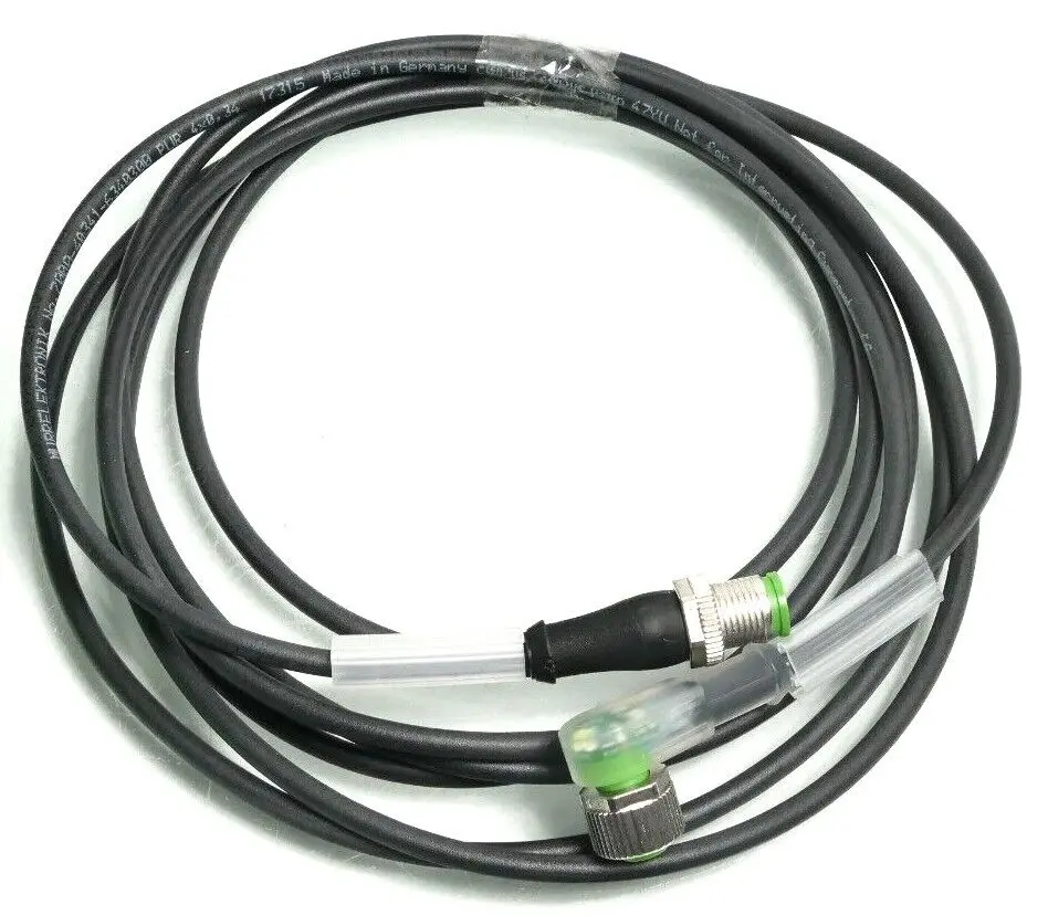 Produktfoto 1 von Murr Elektronik M12 St. 0° / M12 Bu. 90° Kabel 3m | 7000-40341-6340300