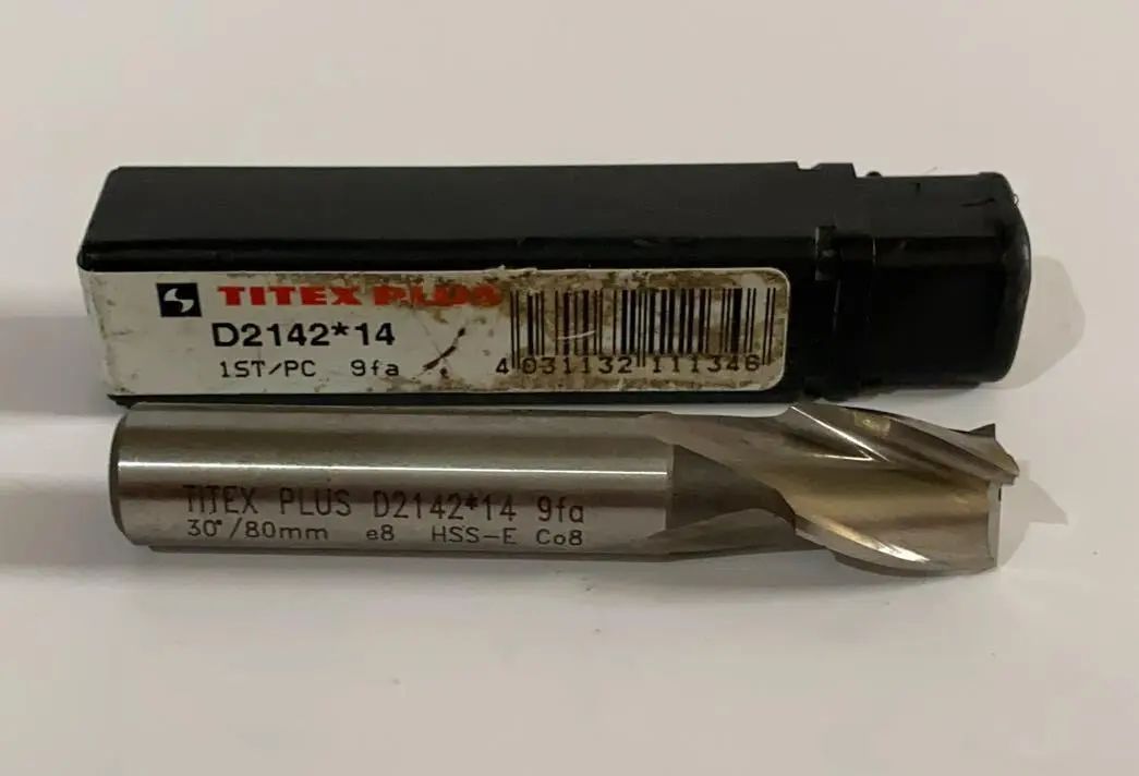 Titex PLUS Fräser / Bohrer 30/80mm e8 HSS-E Co8 | D2142*14 9fa