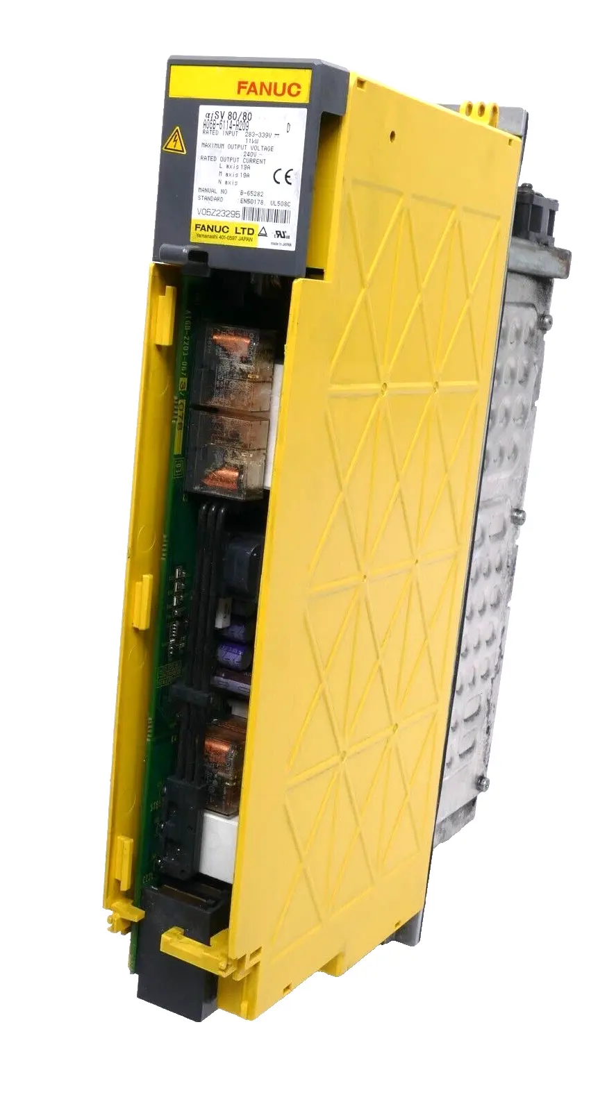 Produktfoto 1 von Fanuc aiSV 80/80 Servo Amplifier Module 283-339V 11kW 240V | A06B-6114-H209 D